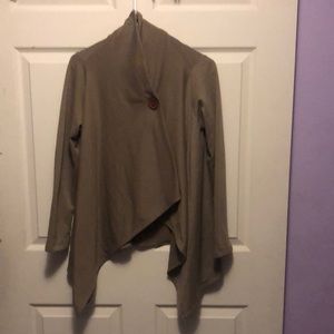 Bobeau Wrap Cardigan Small